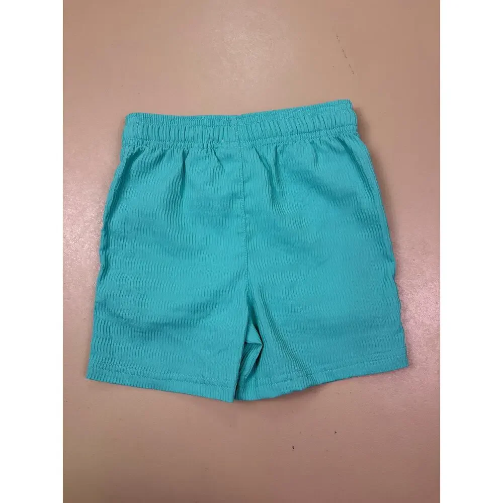 Caribbean Joe Boys Swim Trunks Size 4 XS Dinosaur Tropical Beach Print NWT